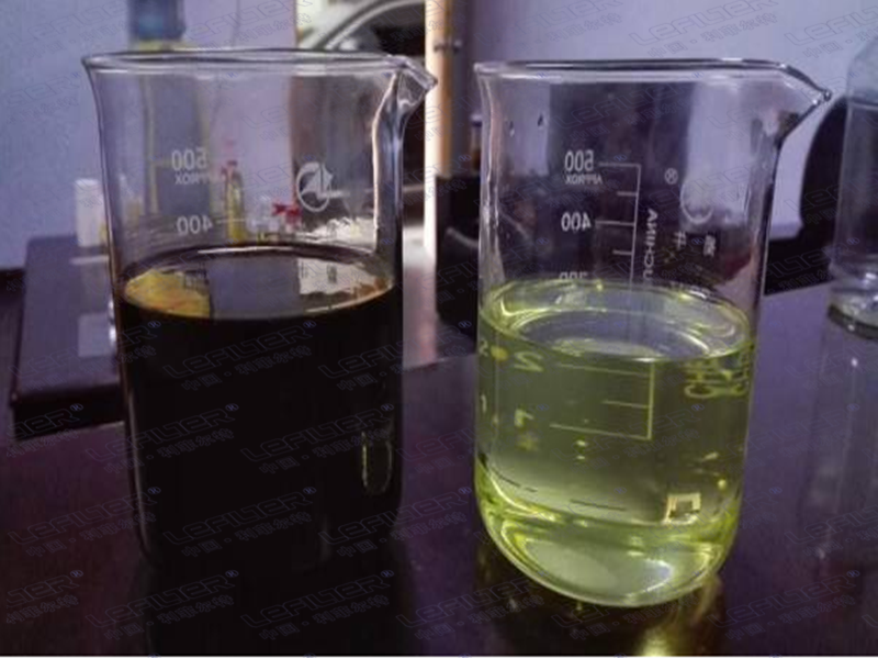 輪胎油脫色對比